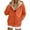 Orange, variant on Women's Fashion Casual Solid Color Sweatshirt Loose Zipper Cardigan Long Sleeve Hooded Jacket for Fall and Winter Casual Wear,Beige,L