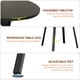 thumbnail image 3 of Yeshouse Mesa de comedor redonda Dainsleif de 120 cm para 4-6 personas, estilo rústico, con estante de almacenamiento y patas de metal, ideal para cocina, comedor y sala de estar, 3 of 8