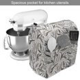 thumbnail image 2 of Forest Stand Mixer Cover, Botanical Foliage Herbs Wild Plants Leaves Autumn Fall Soft Toned, Kitchen Appliance Organizer Bag Cover with Pockets, 5 Quarts, Warm Taupe Dust and White, by Ambesonne, 2 of 4
