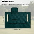 thumbnail image 5 of Psesaysky Universal Golf Cart Seat Covers for Club Car, Foldable, Washable, Breathable, Non-Slip Seat Towel Blanket with 4 Pockets for Golf Lovers, Dark Green, 5 of 8