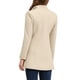 thumbnail image 3 of Abrigo elegante de trabajo con cuello de solapa y botones para mujer, abrigo de trinchera de invierno 3XL beige, 3 of 7