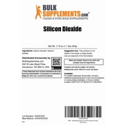 BulkSupplements Silicon Dioxide Powder - Excipient & Additive - 500 Grams (1.1 lbs)