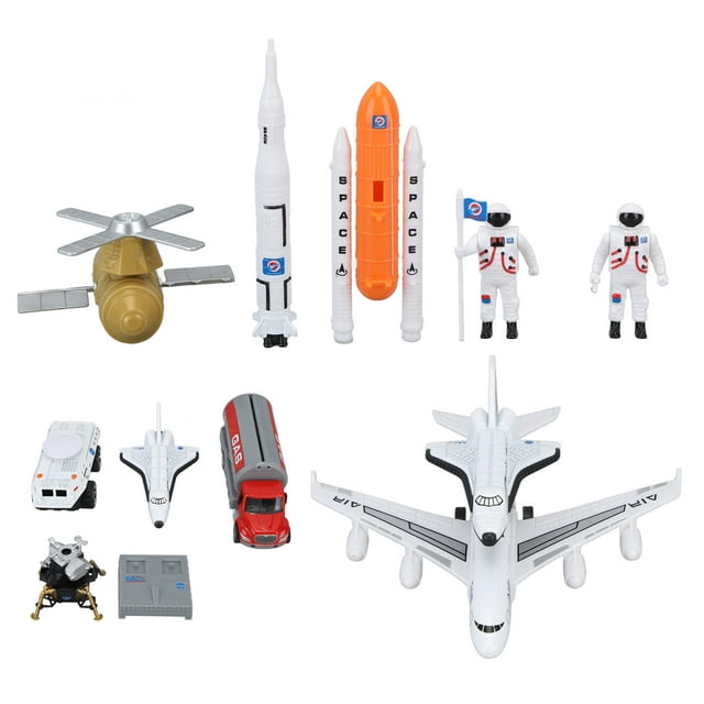Space Toy Edges Scale Educational Spatial Imagination Alloy Ship Set For Kids Children