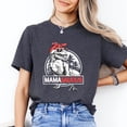 thumbnail image 2 of Bella Canvas Mamasaurus T Shirt Funny Dinosaur Family Mom Gift Tee, 2 of 6