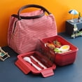thumbnail image 4 of Hyknon Bento Boîte Boîte à Lunch pour Enfants Ensemble de Gobelets d'Eau Scellé Étanche Compartiment Boîte à Lunch Boîte Bento à Lunch avec Compartiment, 4 of 4