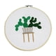 thumbnail image 1 of Kit de punto de cruz Herramientas para el hogar Arte vegetal DIY Bordado con aros Costura Estilo4, 1 of 8