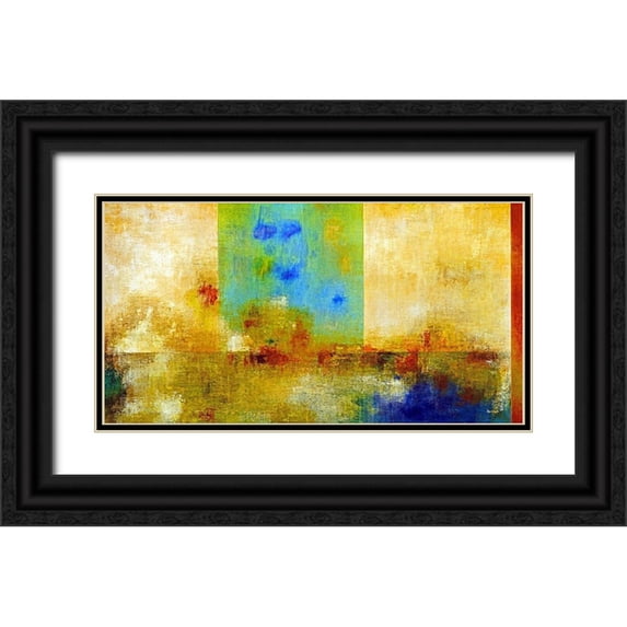 Springet, Mike 14x9 Black Ornate Wood Framed with Double Matting Museum Art Print Titled - Testament 2