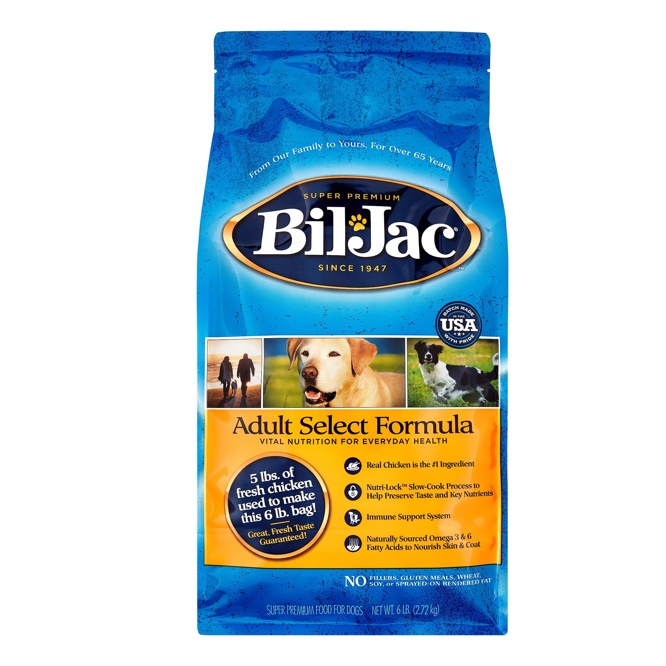 Bil Jac Select Formula Chicken Adult Dry Dog Food, 6 Lb ...