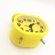 thumbnail image 2 of Reloj despertador analógico de doble campana amarilla, sin tictac, novedoso reloj despertador de cuarzo silencioso, reloj despertador analógico de 3 pulgadas, funciona con pilas, para viajes, 2 of 5