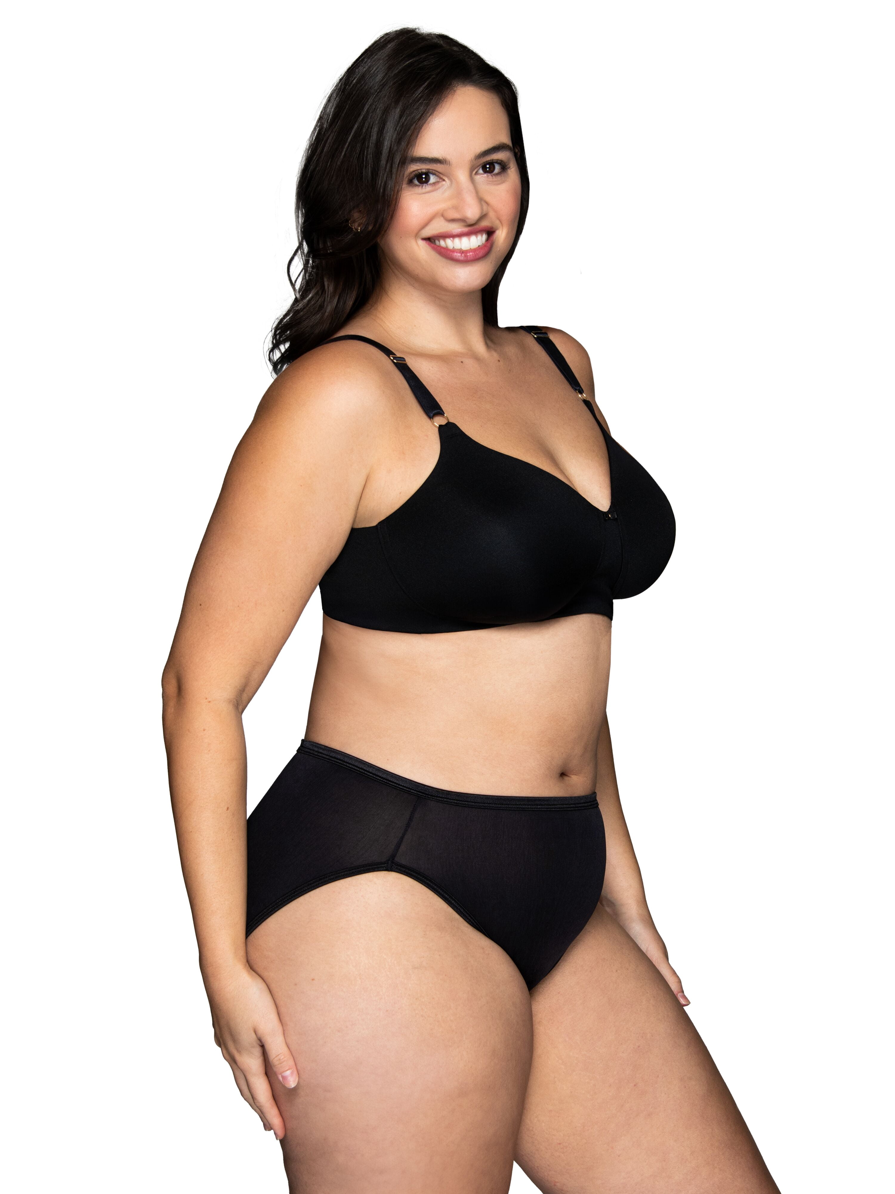 Vanity Fair Lingerie Women's Beauty Back Full Coverage Smoothing Wireless Bra, Style 72345