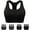 Gray, variant on High Support Raceback Sports Bras for Women Plus Size Seamless Comfort Breathable Workout Gym Activewear Bras for Women