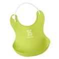 thumbnail image 4 of 2pcs baberos de bebé impermeables de silicona suave para niños niñas de alimentación lavable reutilizable, y azul, 4 of 9