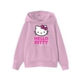 thumbnail image 2 of Hello Kitty Kids Graphic Fleece Hoodie with Long Sleeves, Sizes 6-18, 2 of 4