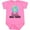 Raspberry, variant on Inktastic Little World Traveler Boys or Girls Baby Bodysuit