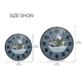 thumbnail image 5 of Yayeee Wall Clock for Living Room 9.5 inch Battery Operated Round with Holder, Cute Animals, 5 of 7