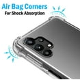 thumbnail image 2 of Case for Galaxy A32 5G, Clear [Aquaflex] Transparent Flexible TPU Slim Cover [with Shock Absorbing Corners] for Samsung Galaxy A32 5G Phone, 2 of 7