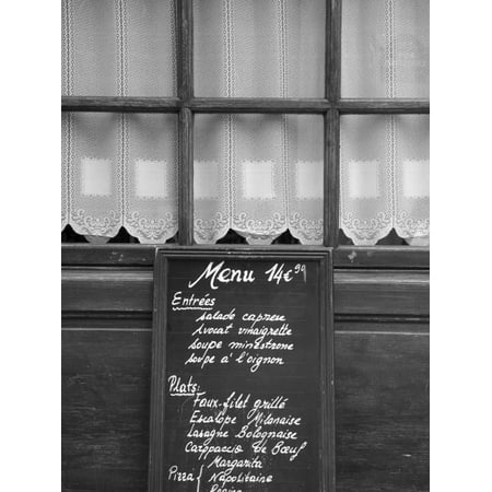 Cafe/Restaurant in the St. Germain Des Pres District, Rive Gauche, Paris, France Print Wall Art By Jon