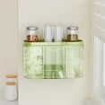 thumbnail image 1 of HOARBOEG New Three-in-one Plastic Wrap Cover Storage Box Punch- Kitchen Water Proof Bathroom Wall-mounted Shoe Cover Storage, 1 of 7