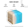 thumbnail image 4 of Balery Boards and Beach Porta Pañuelos de Cuero con Estampado – Funda Moderna Cuadrada para Caja de Pañuelos, Dispensador 5x5x5'', 4 of 7