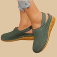 thumbnail image 6 of Qingpeng Womens Hollow Perforated Slingback Wedge Closed Toe Back Strap Clog Sandals Soft Insole Casual Summer Outdoor Footwear, 6 of 6