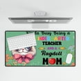 thumbnail image 4 of Kinda Busy Being Kindergarten Teacher and Ragdoll Mom Desk Mat Full Keyboard Mouse Pad Cat Lover Kitten Owner Gifts Idea Large Mousepad - 02005, 4 of 5