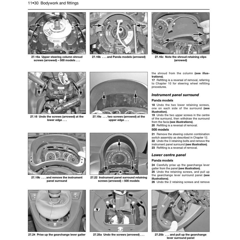 Fiat 500 & Panda (04 - 12) Haynes Repair Manual ^ - Walmart.com