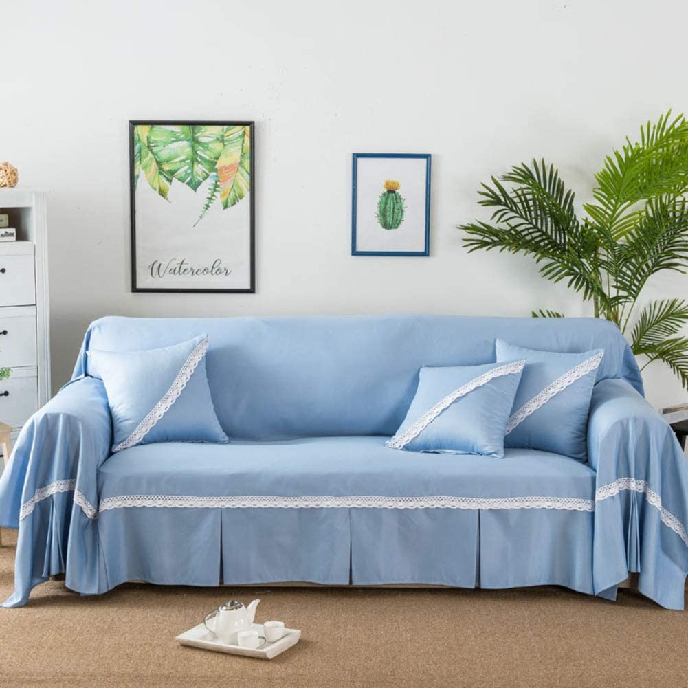 Sofa Slipcover 1Piece, Lace Couch Cover Water Resistant AntiSlip