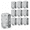 2-1/8" Deep with 1/2" & 3/4" Knockouts-10, variant on 2-1/8" Deep with 1/2" & 3/4" Knockouts 10-pack 4x2 Inch Steel Electrical Outlet Junction Box