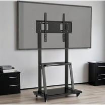 JYXOIHUB Mobile TV Stand Height-Adjustable TV Cart for 32-70" Flat Screens up to 176 Lbs for Living Room And Office