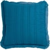 The pioneer woman double stitch sham set, euro blue