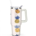 thumbnail image 2 of 40 OZ Pineapple Coffee Cup Gifts for Women Men Birthday Coffee Cup Gifts for Daughter Mom Best Friend Travelers Insulated Stainless Steel Coffee Mug with Handle, 2 of 7