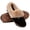 Black, variant on Knivor Cozy Moccasin Slippers for Women Metal Slip On Warm Fluffy Slippers Closed Toe Fashion Loafers Slippers for Indoor Outdoor House Shoes
