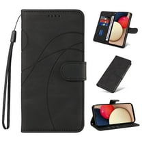 Designed for Samsung Galaxy S21 Plus Case Wallet for Women, Flip Folio Cover with PU Leather Kickstand Credit Card Holder Slots Magnetic Wrist Strap Protective Phone Case for S21 Plus, Black