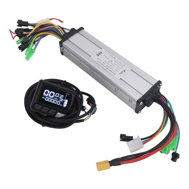 Kit De Controlador Sin Escobillas Para Bicicleta Eléctrica, Panel De Pantalla LCD Resistente Al Agua aleación De Aluminio 250W 350W Sensible 24V 36V 48V Para Modificación
