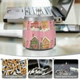 thumbnail image 6 of Yayeee Ashtray with Lid for Cigarette Smokeless Stainless Steel Home Ash Holder, Pink Christmas House, 6 of 7