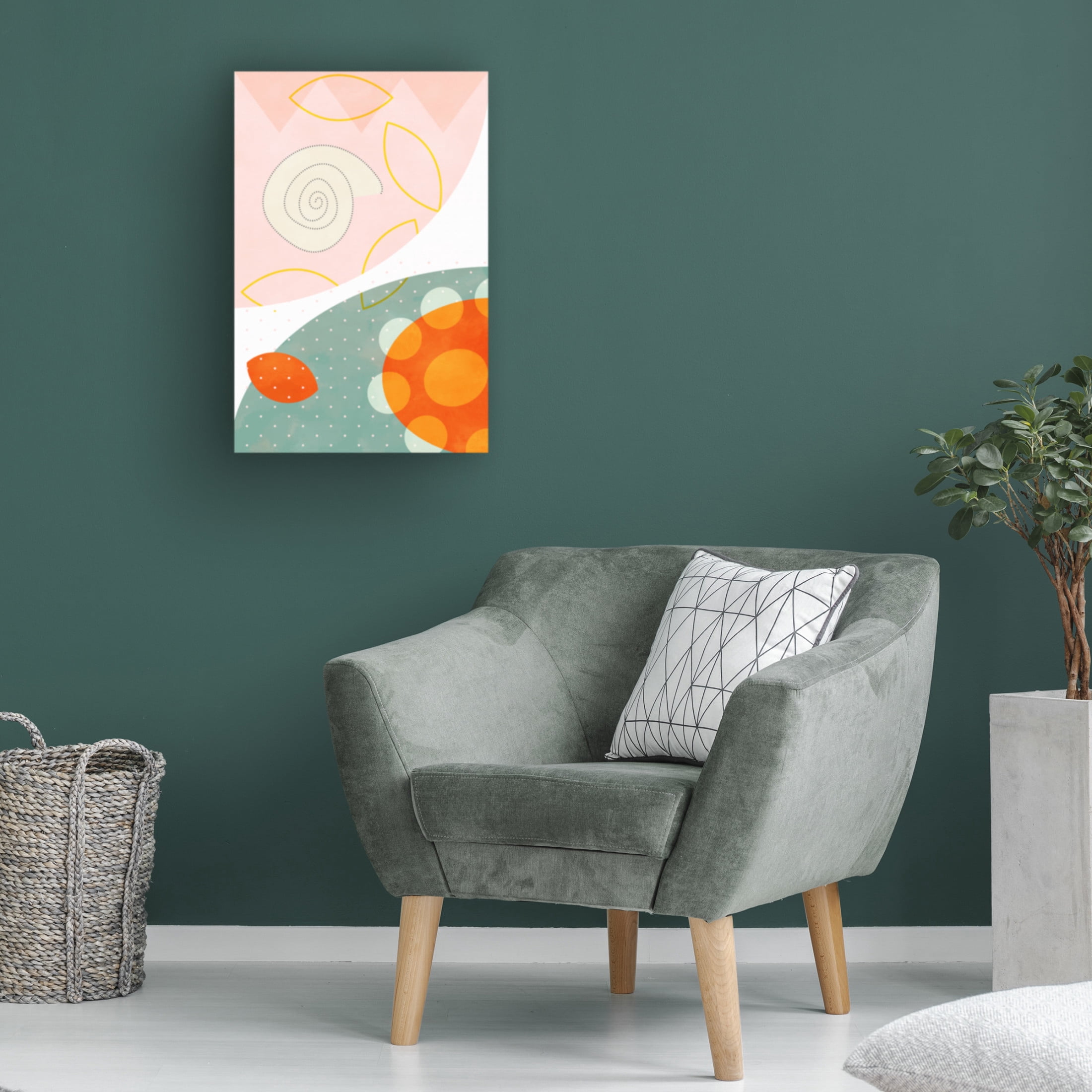 Trademark Fine Art Ana Rut Bre Friendly Colors Hilma 4 Canvas Wall Art
