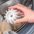 thumbnail image 3 of Rongfmy 3X Silicone Dryer Ball Cleaning Tool Mini Compact Reusable Soft Fabric Softener, 3 of 9