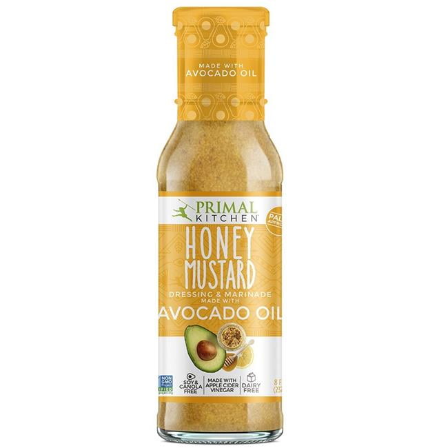 Primal Kitchen 6 x 8 oz Honey Mustard Vinaigrette Made with Avocado Oil
