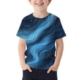 thumbnail image 2 of NAISIBABY Short Sleeve T-Shirt for Boys, Casual Soft Tie-Dye Prints Crewneck Kids Fashion Tee Multicolor 14T, 2 of 5