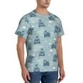thumbnail image 5 of Rocae Cute Hippopotamus for Men's Moisture-Wicking Crew Tee - T-Shirt for Sports, Outdoor Activities, and Casual WearXX-Large, 5 of 9