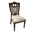 thumbnail image 2 of D-Art Collection Sheraton Side Chair (set of  2 pcs) mahogany wood brown color, 2 of 2