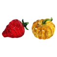 thumbnail image 1 of 2 piezas de estatua, figura escultórica, adorno para estantería, mesa de oficina Calabaza De Fresa, 1 of 7