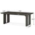 thumbnail image 2 of Spaco Simple Executive Desk, 70.9" Computer Desk Meeting Table for Home Office, Desk for Indoor as Home, Office, Dark Gray, 2 of 4