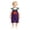 Purple, variant on Shadoumai Halloween Romper Pumpkin Face Straps Romper For Girls, Casual Style With Halloween Vibe Comfortable Everyday Wear Clothes Romper