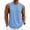 Light Blue, variant on OIOLOYJM Men Workout Tank Tops Sleeveless Gym Muscle Quick Dry Shirt Athletic Running Breathable Tanks Summer Basic Lightweight Vest Beige 2XL