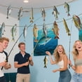 thumbnail image 5 of DefiDgd 14pcs Fish String Hanging Banner for Birthday Party Decorations,Angler Theme Fish Pull Flag for Birthday Outdoor Game Barbecue Party Backdrop Decor, 5 of 8