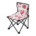 thumbnail image 2 of BZSMCE Camping Chairs Modern Luxe Love Pattern Folding chair, 2 of 8