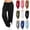 Black, variant on Stretch Elastic Waist Pants for Women Tie Waist Pull on Drawstring Casual Baggy Pants with Pockets Everyday Wear, Black, 4XL
