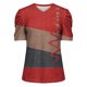 thumbnail image 5 of Fiudx Camisas de Mujer Mujer Moda Casual Manga Corta Suelta Camiseta Blusa Tops, 5 of 5