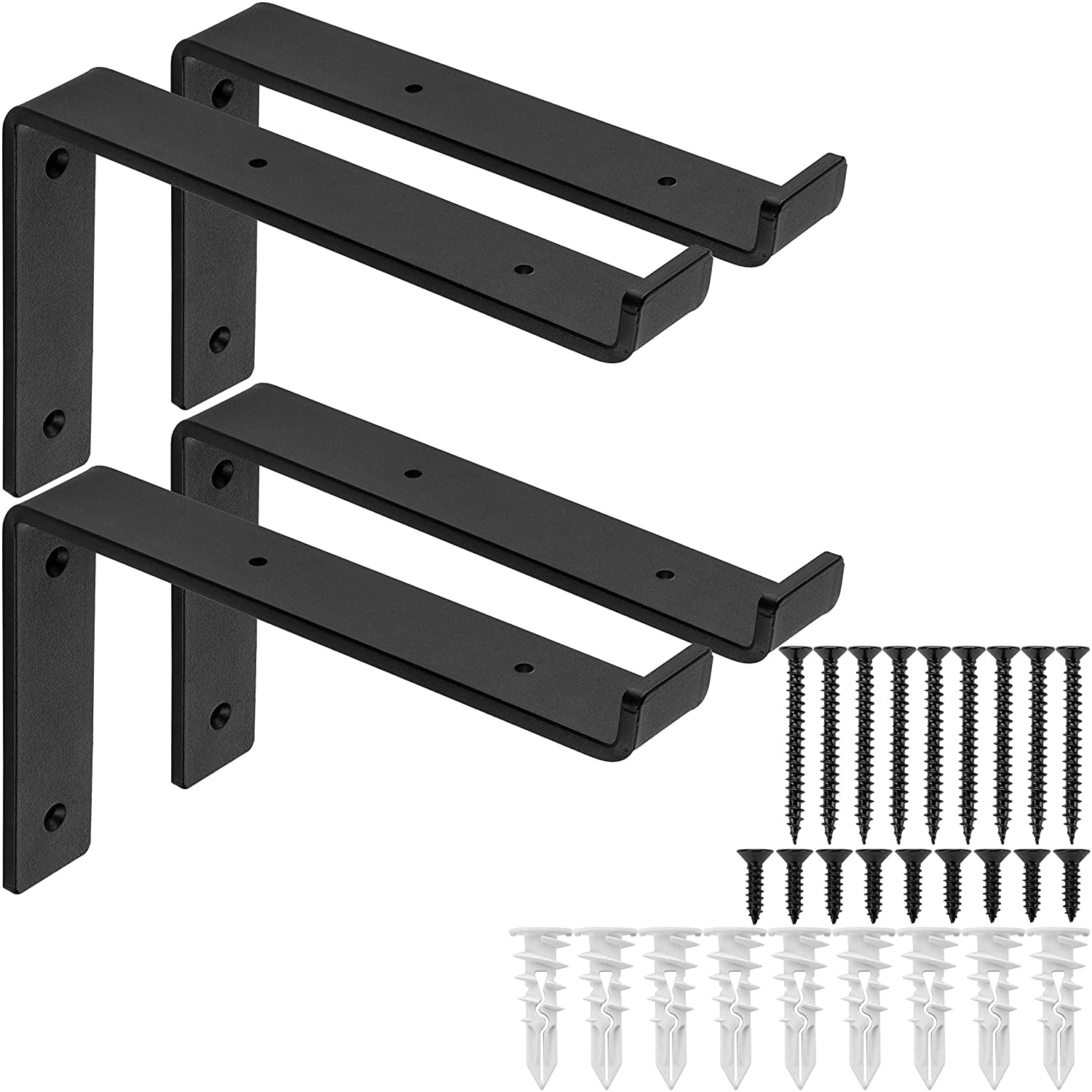 Thick Heavy Duty Shelf Brackets Rustic Modern Farmhouse Iron My XXX